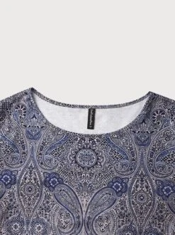 JFN Crew Neck Casual Paisley Autumn Daily Long Sleeve Tops -Shinee Style Shop 1c380be9c6c6241a37b36e1e37ac14ee