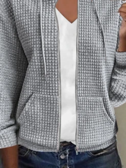 Hoodie Zipper Plain Casual Jacket -Shinee Style Shop 37f1cb52e58f84907dae1e9cb35fd493