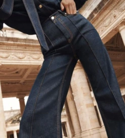 Daily High Waist Denim Flare Leg Jeans -Shinee Style Shop 48215a2cf85bef308895f1e98706a75e