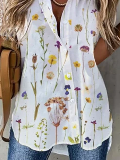 JFN Collar Floral Casual Shirt -Shinee Style Shop 5550f70ce092f3d27d53ce38c034d873