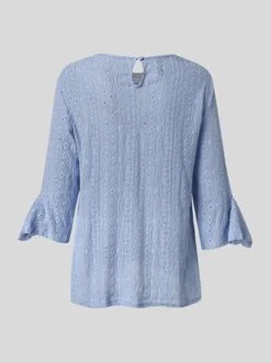 Crew Neck Lace Casual Blouse -Shinee Style Shop 5ac8b8c51bfc72d7723255623666c923