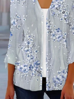 Floral Cross Neck Casual Kimono -Shinee Style Shop 62b110b139eda2070e8a87ed8ed5005e