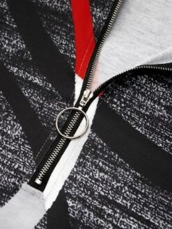 JFN Collar Geometric Casual Tunic Top -Shinee Style Shop 66c72411da91bca3b4c1f19aaafac51d