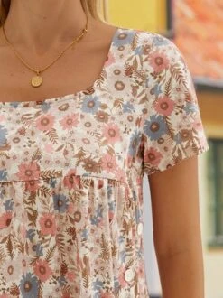 Buttoned Casual Square Neck Shirt -Shinee Style Shop 6d13035eff0dfb8c2fa777e4eab8ed2c