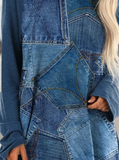 Crew Neck Colorblock Loose T-Shirt -Shinee Style Shop 6ed3c84a1b81f112d430f047ea7e77c7