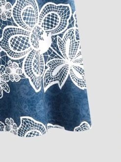 V Neck Casual Floral Long Sleeve Top -Shinee Style Shop 77cccf10be9d4a03960809bb7b9157bf