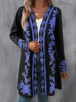 Jersey Cross Neck Casual Loose Kimono -Shinee Style Shop 864bc4c1072f75e73f9cf7b0faed5593