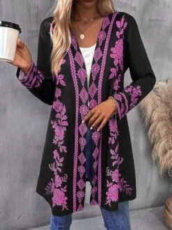 Jersey Cross Neck Casual Loose Kimono -Shinee Style Shop a0ab0e2470abb83ddb21b985831979c0