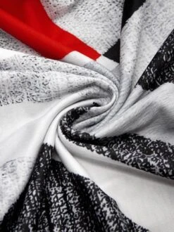 JFN Collar Geometric Casual Tunic Top -Shinee Style Shop a654386aec057f61f4fc582ad3099622