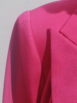 Lapel Collar Casual Plain Blazer -Shinee Style Shop bda838e6de138050076de770876312ca