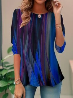 Women's Long Sleeve Tee T-shirt Spring/Fall Random Print Knitted Crew Neck Daily Going Out Casual Top Green 11 Women's Long Sleeve Tee T-shirt Spring/Fall Random Print Knitted Crew Neck Daily Going Out Casual Top Green -Shinee Style Shop e3c6707ecc3e24619e7c7166944f511f