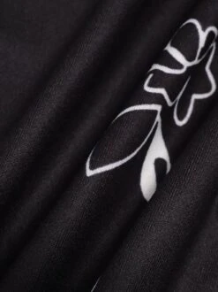 JFN Women High Waist Floral Ombre Butt Lifting Black Leggings -Shinee Style Shop 01c9fff28f65626c3366d6b40ebba128