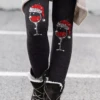 Women's Thick Warm Leggings Cute Christmas Hat Printed -Shinee Style Shop 1bf04007a368e9e67c0904ac1e002c90