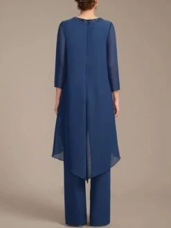 Loose Chiffon Plain Elegant Two-Piece Set -Shinee Style Shop 2208cdee82c01bbe05f3ae0db88efd05