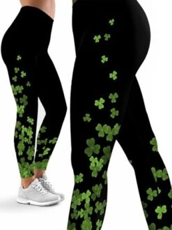 Shamrock Casual Leggings -Shinee Style Shop 467447bf826107a8d3d137a215e1cd1f