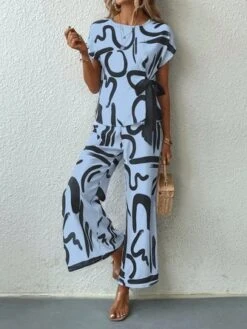 Simple Abstract Graphic Two-Piece Set 12 Simple Abstract Graphic Two-Piece Set -Shinee Style Shop 54b9b60cf00735aa05ca3909c66e05f3