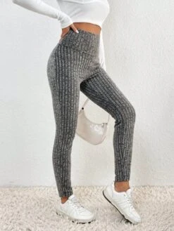 Plain Tight Casual Leggings -Shinee Style Shop 63666e04d6fd4c7a7313238c66a0ae73